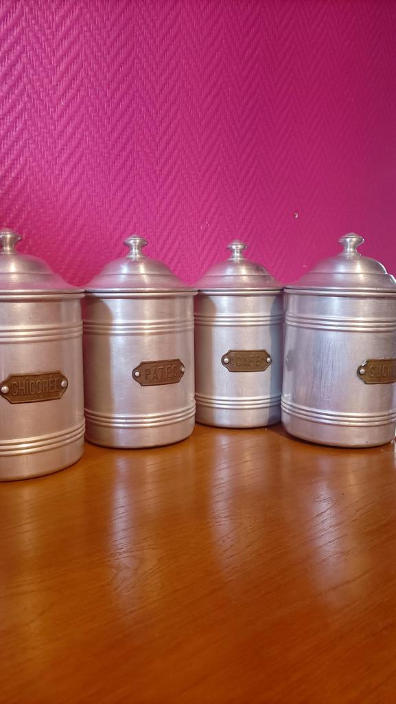 4 pots aluminium collection, Antiquités & Art, Enlèvement ou Envoi