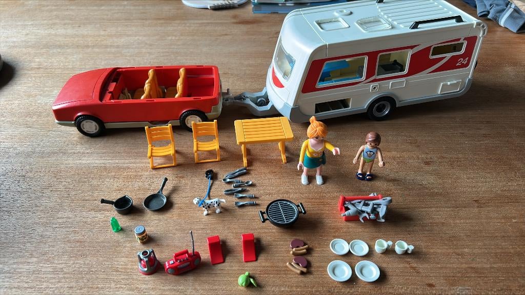 caravan playmobil 3249, Kinderen en Baby's, Speelgoed | Playmobil, Ophalen of Verzenden, Gebruikt, Los Playmobil
