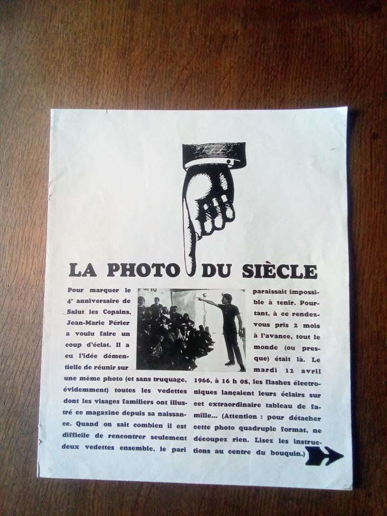 La Photo du siècle met al de Franse Zangers (1966), Ophalen of Verzenden