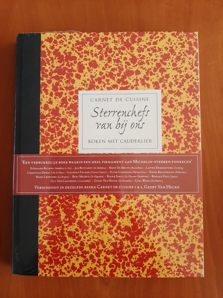 J. van Hemeledonck - Sterrenchefs van bij ons, Livres, Enlèvement ou Envoi, Neuf, J. van Hemeledonck