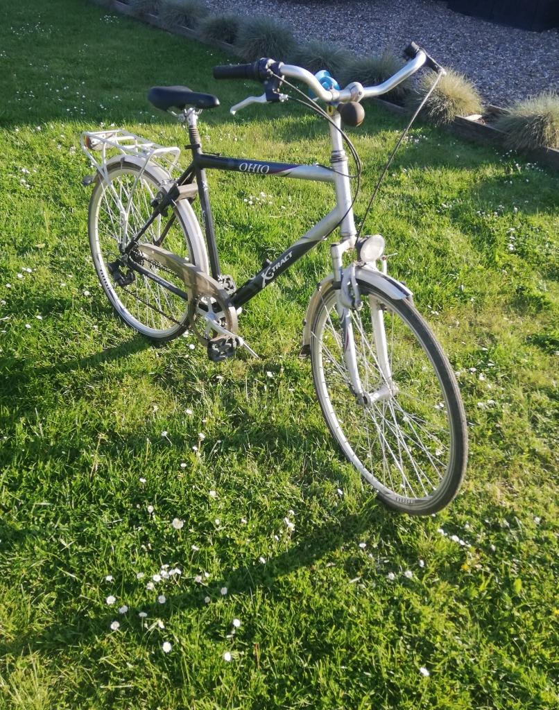 heren fiets met versnellingen, Ophalen