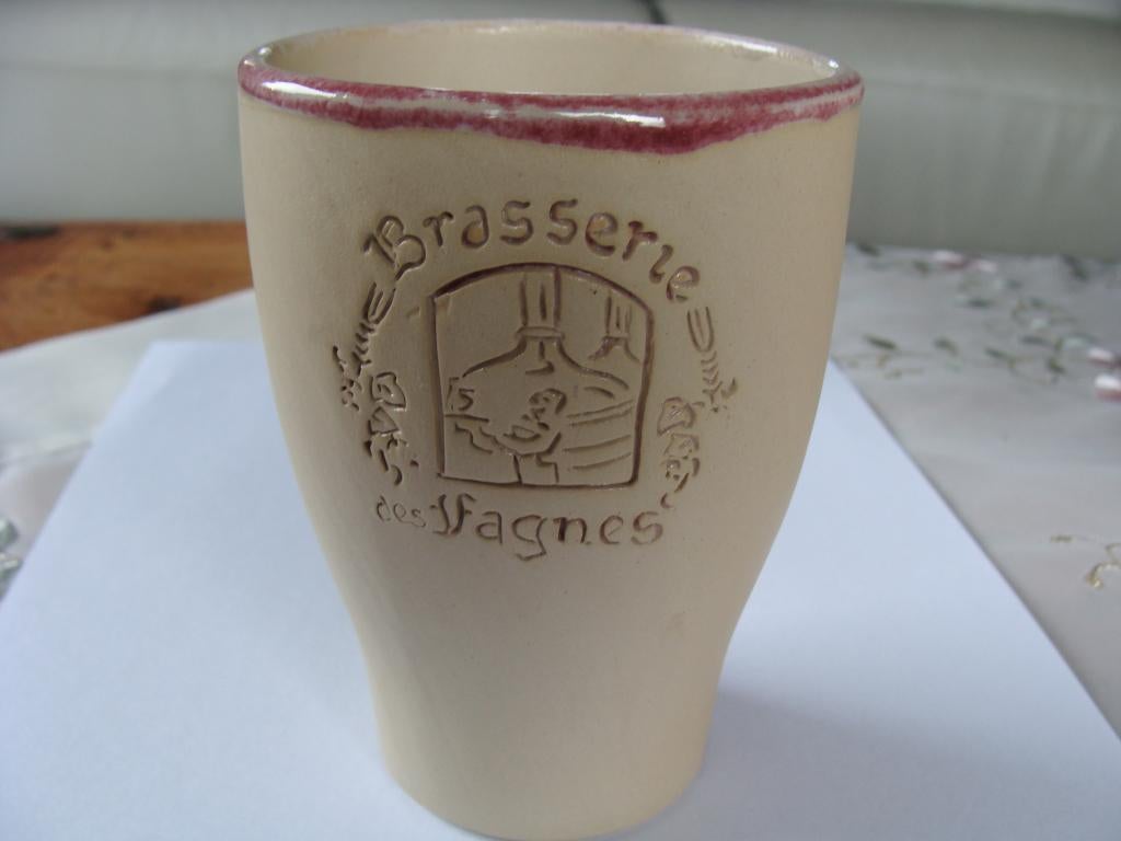 Ancienne chope, des Brasseries des Fagnes, neuf, Collections, Enlèvement ou Envoi, Neuf, Verre ou Verres, Autres marques