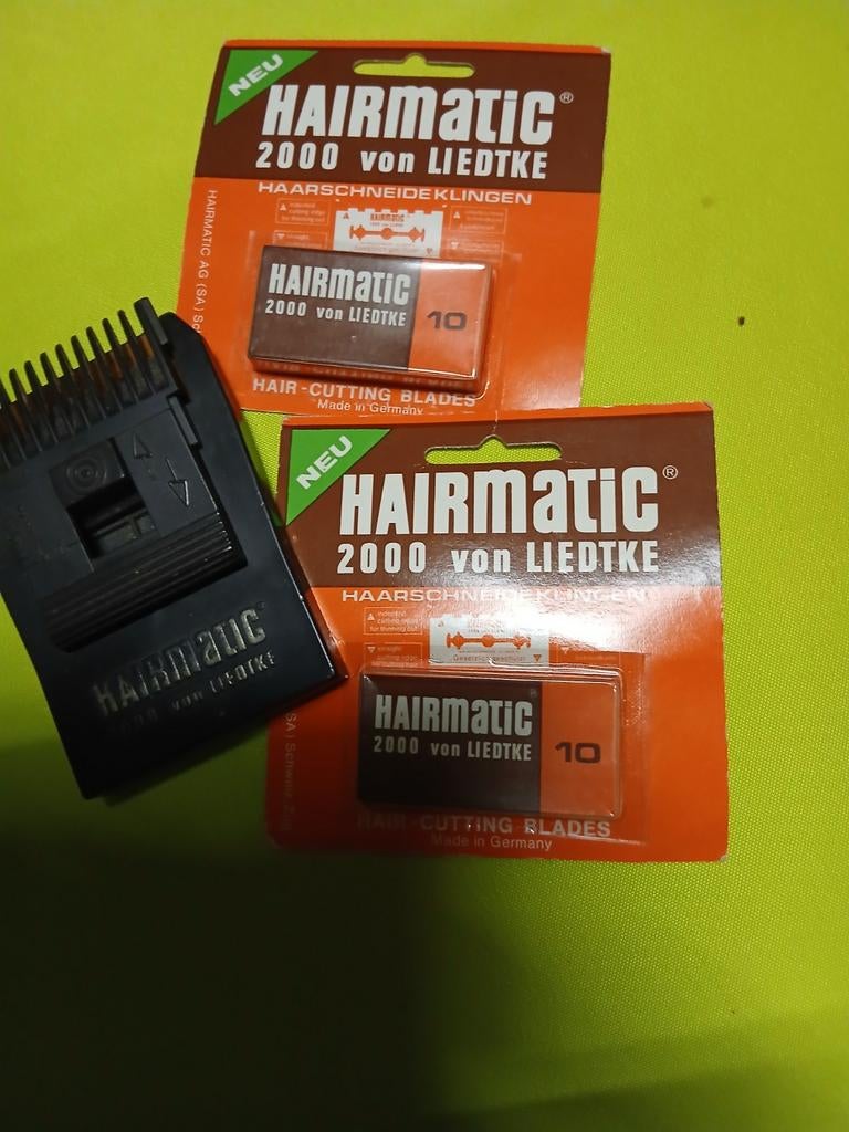 Scheermesjes met houder Hair matic, Ophalen of Verzenden