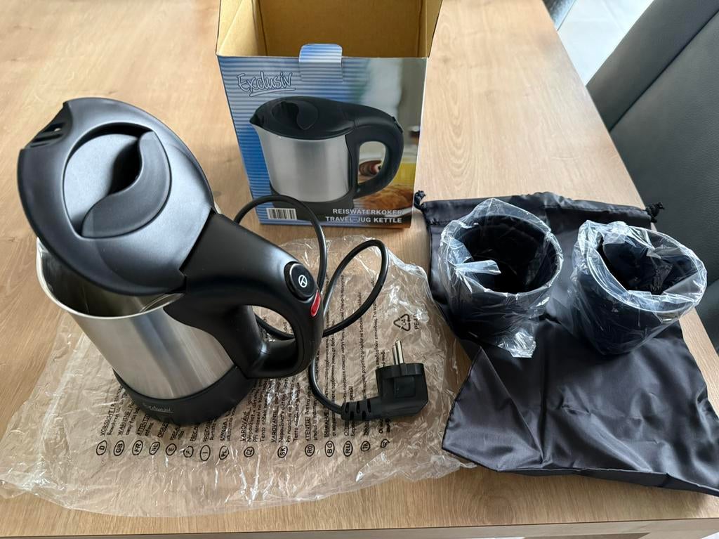 Reiswaterkoker 0,5 l, Caravans en Kamperen, Ophalen, Nieuw