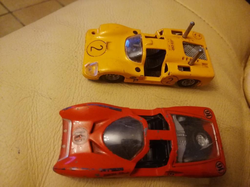 POLITOYS Chapparal 3F & FERRARI P5 Berlinetta, Hobby & Loisirs créatifs, Voitures miniatures | 1:43, Enlèvement ou Envoi, Utilisé