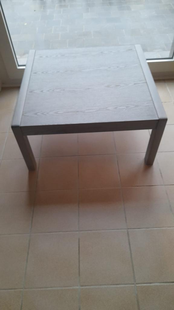 Salontafel gezandstraald, Huis en Inrichting, Tafels | Salontafels, Ophalen, 50 tot 100 cm, Vierkant, 50 tot 100 cm