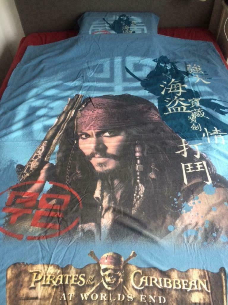 dekbed overtrek Jack Sparrow, Ophalen, Gebruikt, Dekbedovertrek