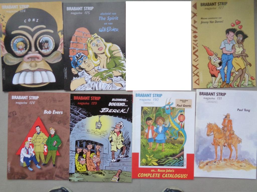 Brabant Strip Magazine- 7 nrs (124, 125 en 127-132), Ophalen of Verzenden