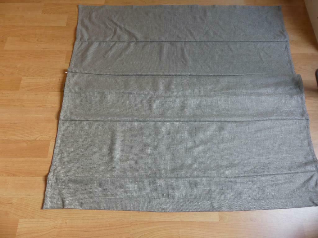 Store en tissu NEUF gris/beige, Maison & Meubles, Neuf, 100 à 150 cm, Gris, 150 à 200 cm