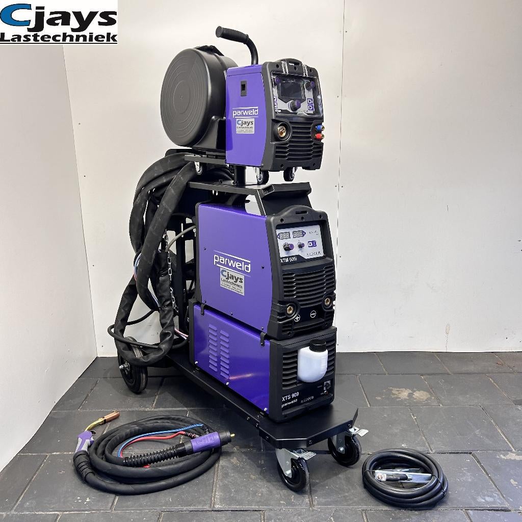 Nieuw Parweld XTM505i Inverter Mig Mag Laspost Lasapparaat, Enlèvement ou Envoi, Neuf, 250 ampères, CO2
