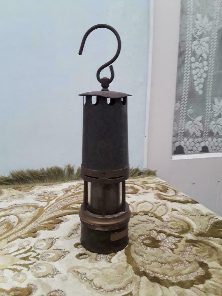Lampe de mineur, Ophalen, Gebruikt, Metaal