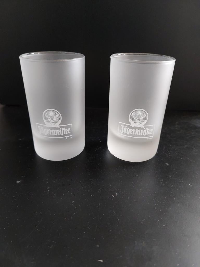 Jagermeister borrelglaasje 4cl, Verzamelen, Ophalen of Verzenden, Zo goed als nieuw, Borrel- of Shotglas