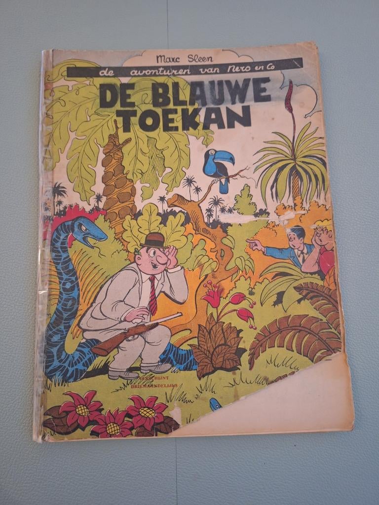 Strip Nero 1960: De Blauwe Toekan, Gelezen, Marc Sleen, Eén stripboek, Ophalen of Verzenden