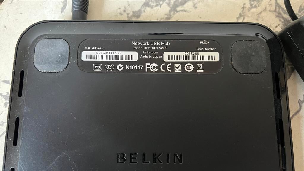 Belkin usb hub, Computers en Software, Ophalen, Zo goed als nieuw
