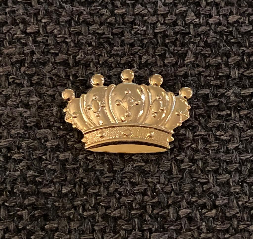 PIN - KROON - COURONNE - CROWN, Collections, Envoi, Utilisé, Autres sujets/thèmes, Insigne ou Pin's