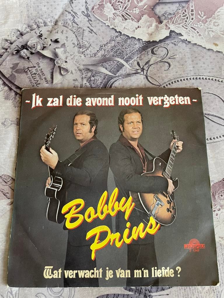 Bobby prins - ik zal die avond nooit vergeten, Ophalen of Verzenden