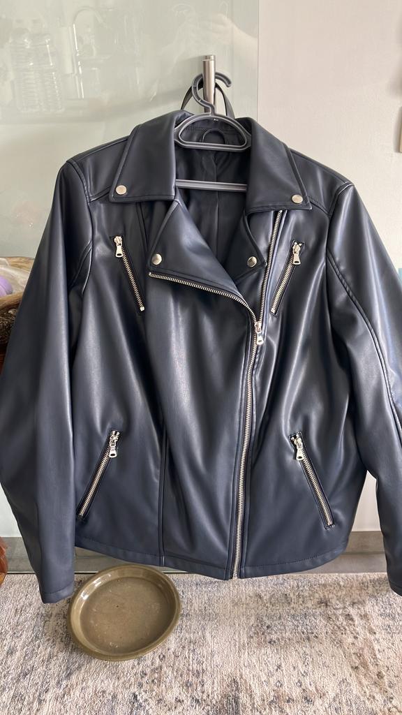 Bikerjack imitatieleer blauw XXL new, Blauw, Maat 46/48 (XL) of groter, Nieuw, Ophalen of Verzenden