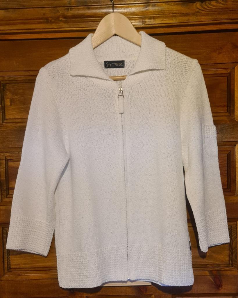 Wit vest 'Signe Nature' met 3/4 mouwen - S, Signe Nature, Wit, Ophalen of Verzenden, Zo goed als nieuw