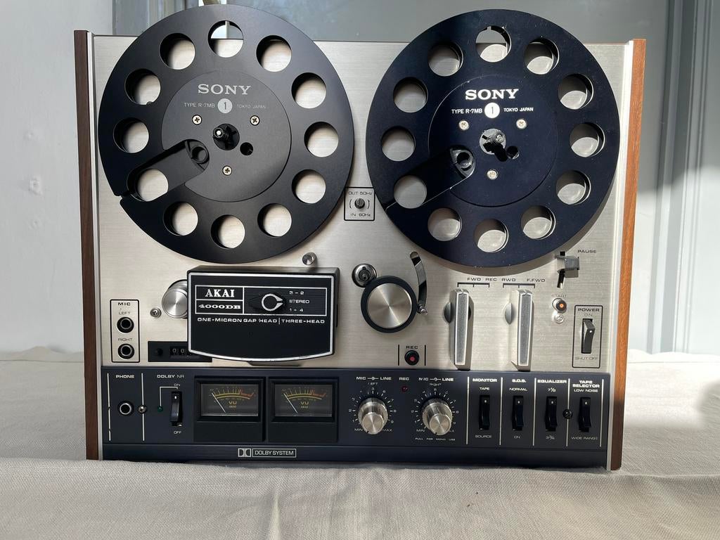 Akai 4000 dB, Ophalen of Verzenden, Bandrecorder, Met banden