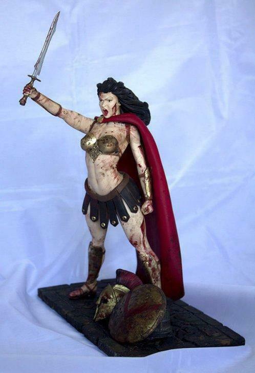 1/6 Figurine en Résine, Sexy Figurine Spartiate Fille, Hobby & Loisirs créatifs, Envoi, Neuf