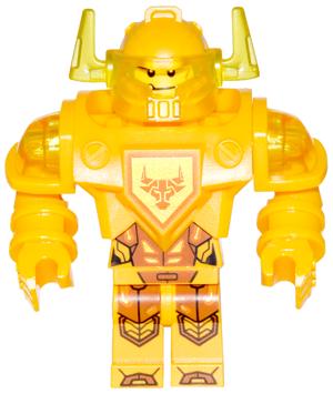 Lego figuur nex053 Axl - Trans-Yellow Visor, Ophalen of Verzenden, Zo goed als nieuw, Losse stenen, Lego