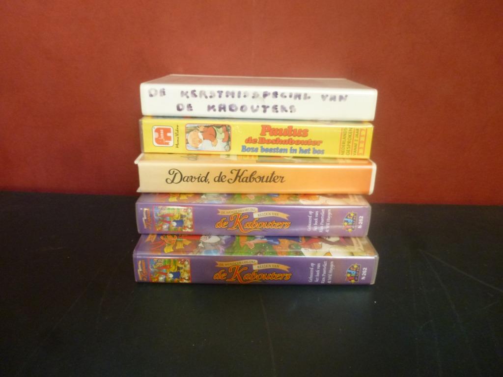 VHS films kabouters, David, Paulus de bos kabouter, Tous les âges, Enlèvement, Comme neuf, Autres genres