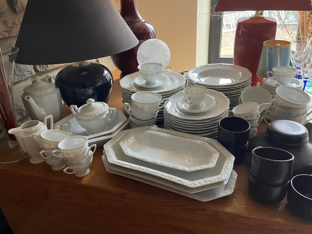Service porcelaine 92 pieces Rosenthal Maria, Antiquités & Art, Enlèvement