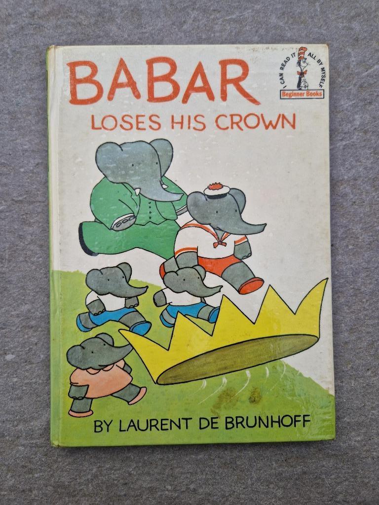 Babar - Loses his Crown - Laurent de Brunhoff - 1968, Garçon ou Fille, Enlèvement ou Envoi, Fiction général, Utilisé