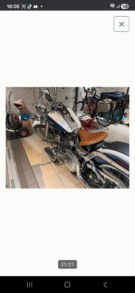 Harley davidson deluxe, Ophalen, 2 cilinders