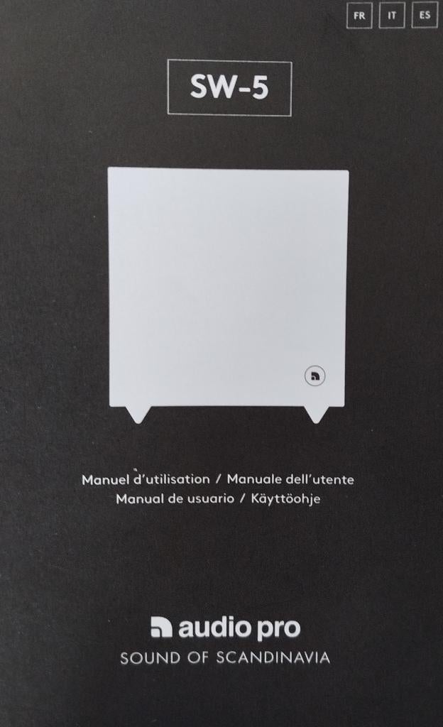 Caisson de basse Audio Pro, Autres marques, Subwoofer, Comme neuf, Enlèvement