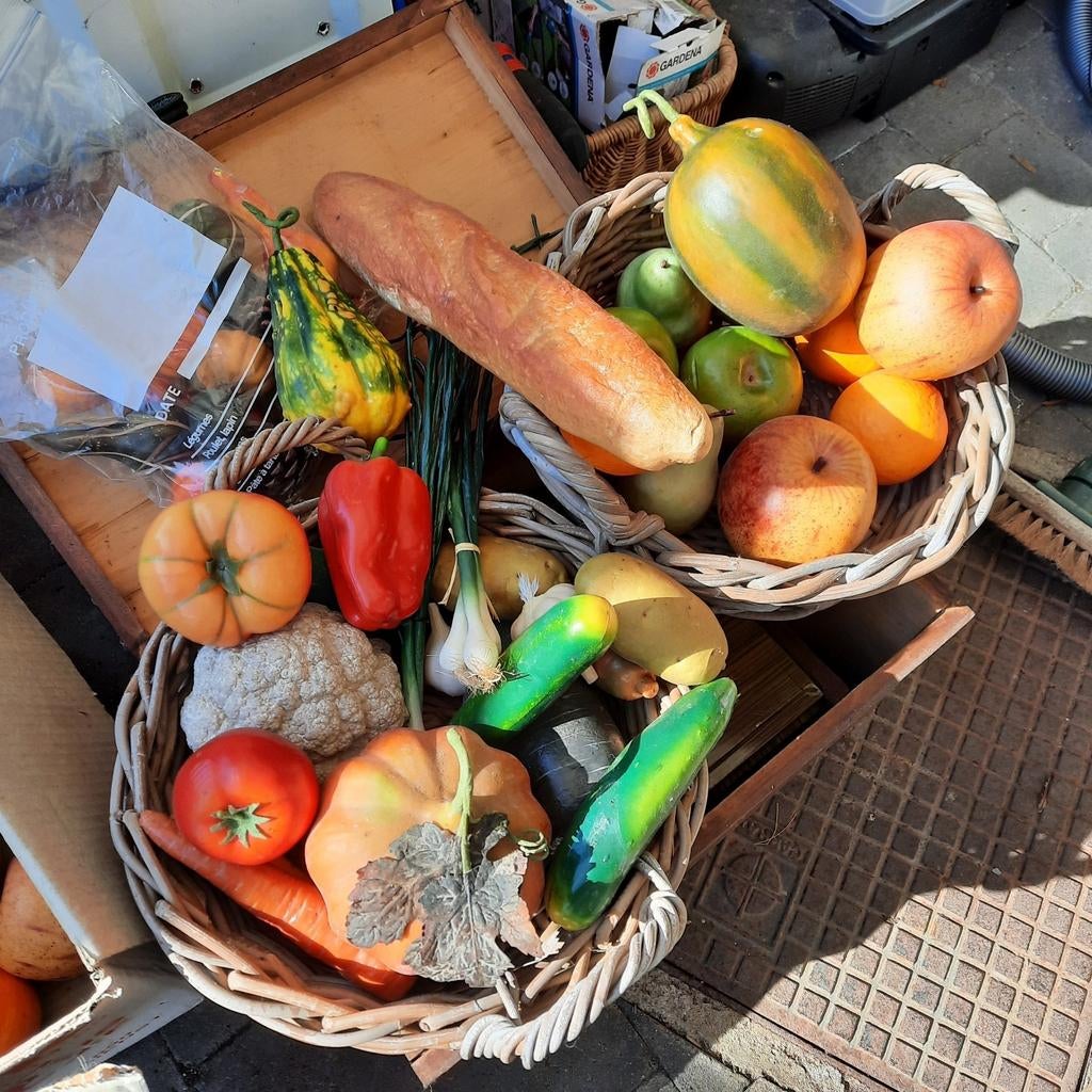 Fruit - en groentenmanden . Als echt !, Ophalen of Verzenden, Zo goed als nieuw