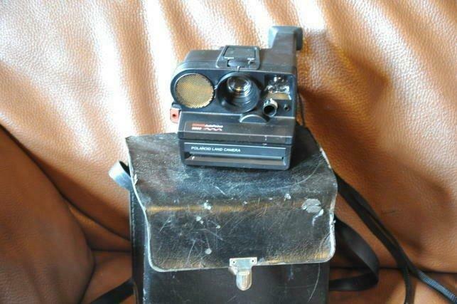 polaroid land camera avec housse rangement, Enlèvement ou Envoi, Utilisé, Compact, Polaroid