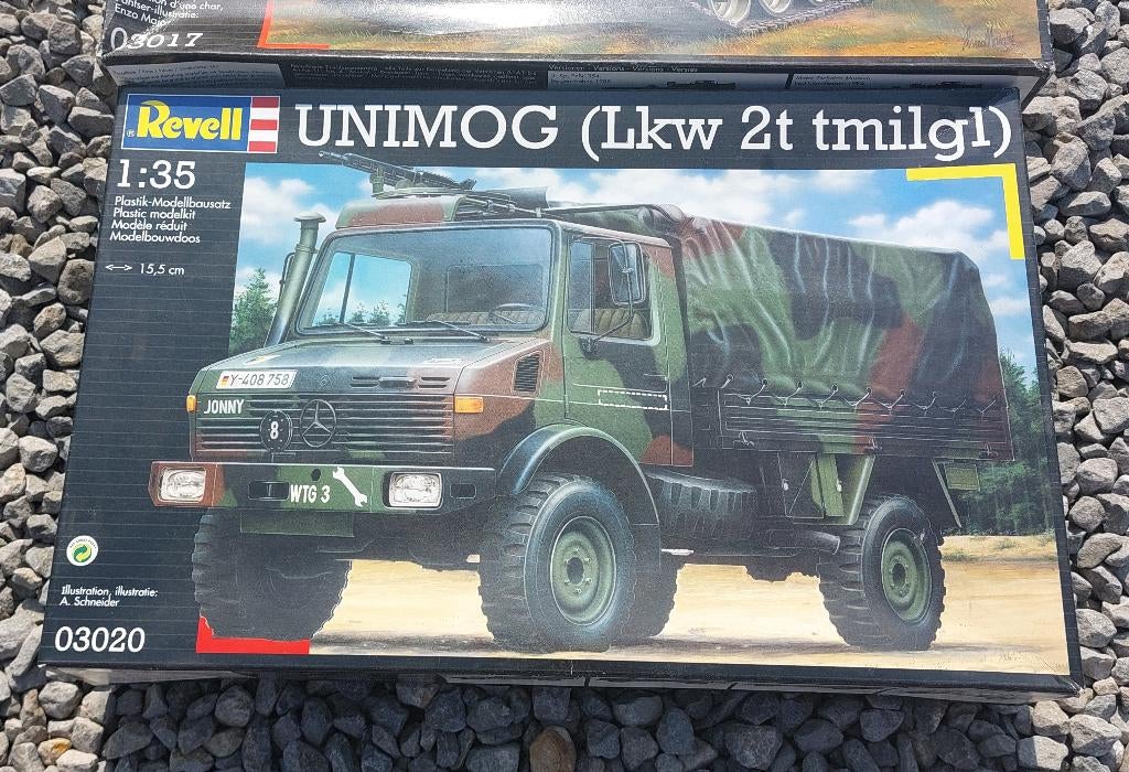 Revell #03020 UNIMOG (Low 2t tmilgl) - modélisme, Neuf, Camion, Enlèvement ou Envoi, Revell