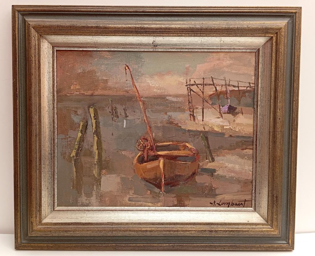 peinture ACHIEL LOMBAERT, Antiquités & Art, Art | Peinture | Classique, Enlèvement ou Envoi