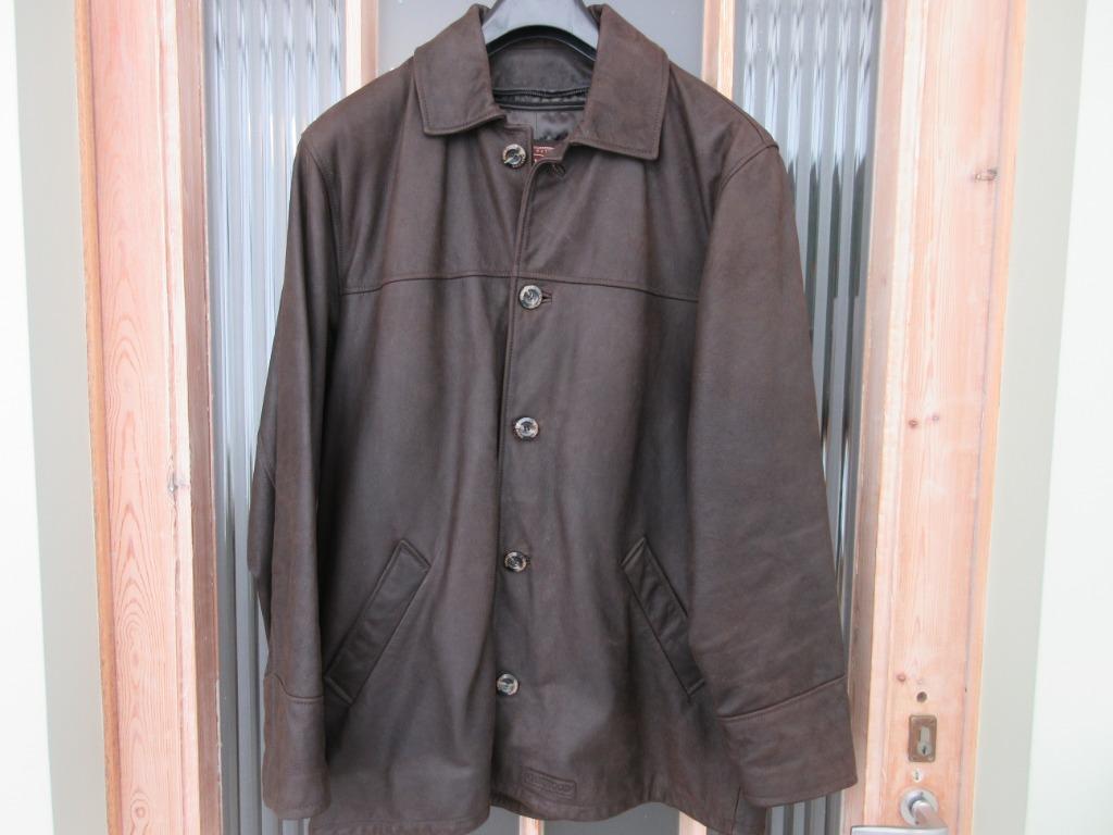 Lederen vest smal., Kleding | Heren, Ophalen, Gedragen, Bruin