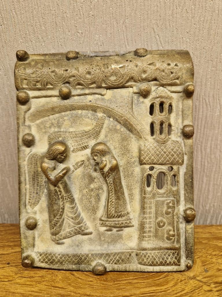 Kunstwerk in brons van Annunciatie, Collections, Religion, Enlèvement ou Envoi