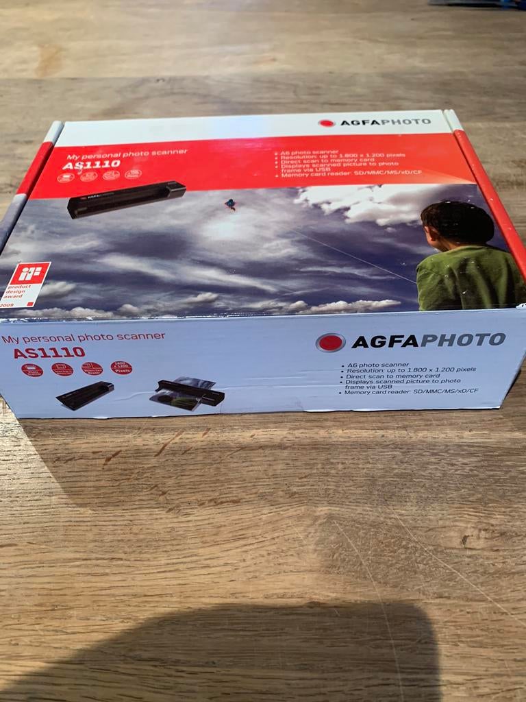 AgfaPhoto AS1110 Photo scanner, Ophalen of Verzenden, Zo goed als nieuw