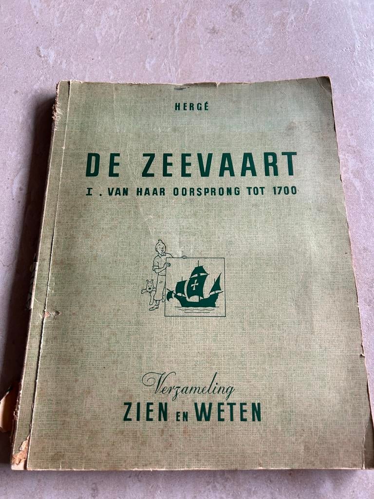 3 boeken Hergé Kuifje De  Zeevaart 2 Suske en Wiske, Ophalen, Gelezen