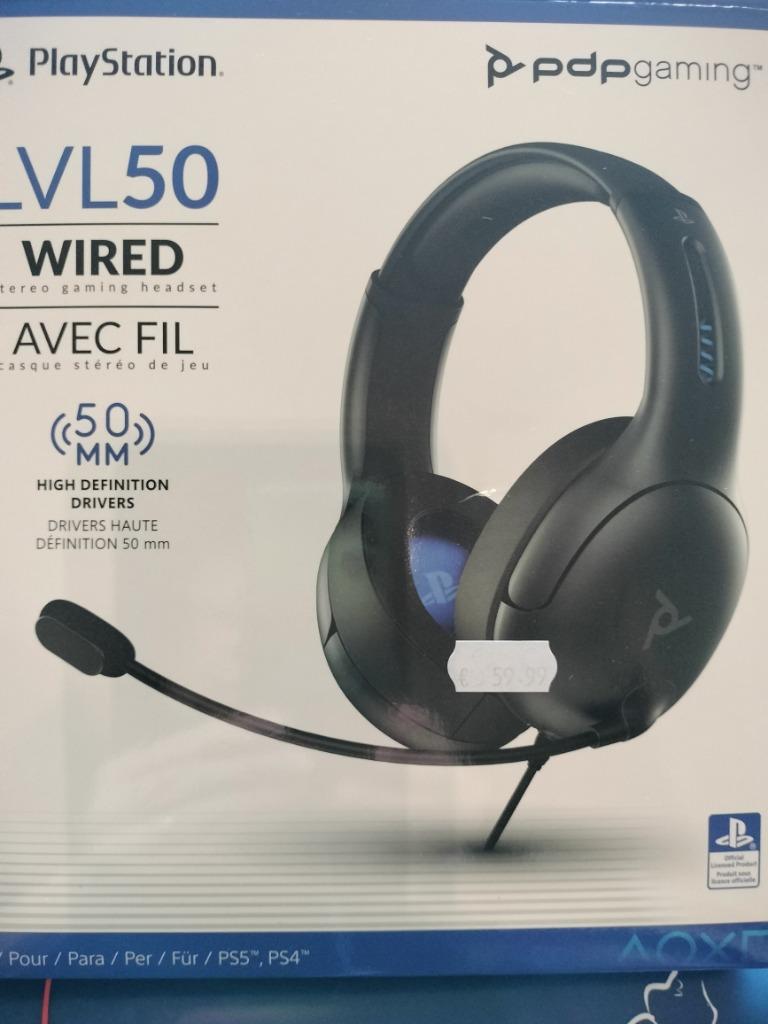 casque PDP gaming Playstation avec micro, Enlèvement ou Envoi, Comme neuf, PlayStation