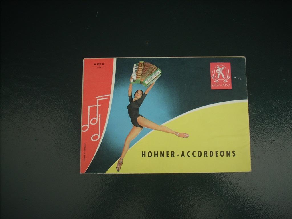 folder Hohner accordeons 1957, Musique & Instruments, Accordéons, Enlèvement ou Envoi, Hohner