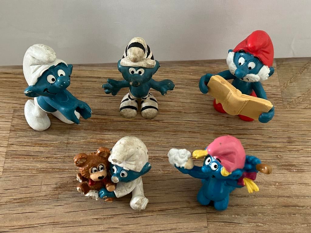 Smurfen figuurtjes, Ophalen, Gebruikt