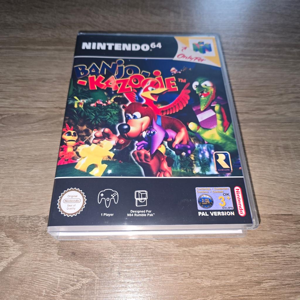 Banjo Kazooie N64 Game Case (3), Games en Spelcomputers, Games | Nintendo 64, Zo goed als nieuw, Verzenden