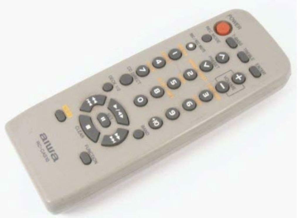 Afstandsbediening Aiwa rc-cas10, Ophalen of Verzenden, Zo goed als nieuw, Overige merken, Draagbaar