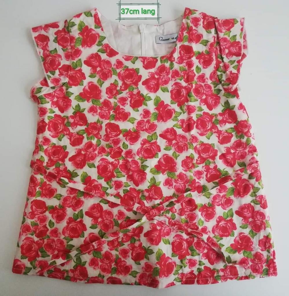 Bloesje Glamorous by Strass maat 92, Kinderen en Baby's, Ophalen of Verzenden, Zo goed als nieuw, Glamorous by strass, Meisje