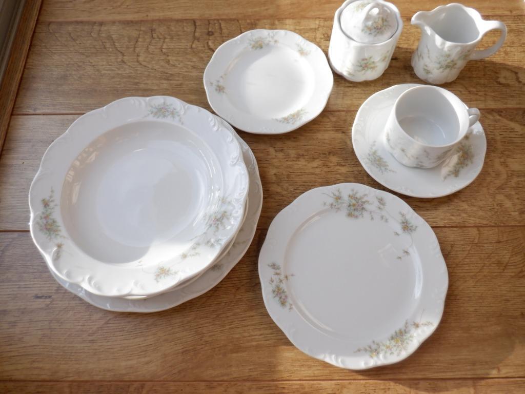 servies (86 st) porselein Rosenthal (stempel) - als nieuw, Huis en Inrichting, Keuken | Servies, Ophalen, Zo goed als nieuw, Porselein