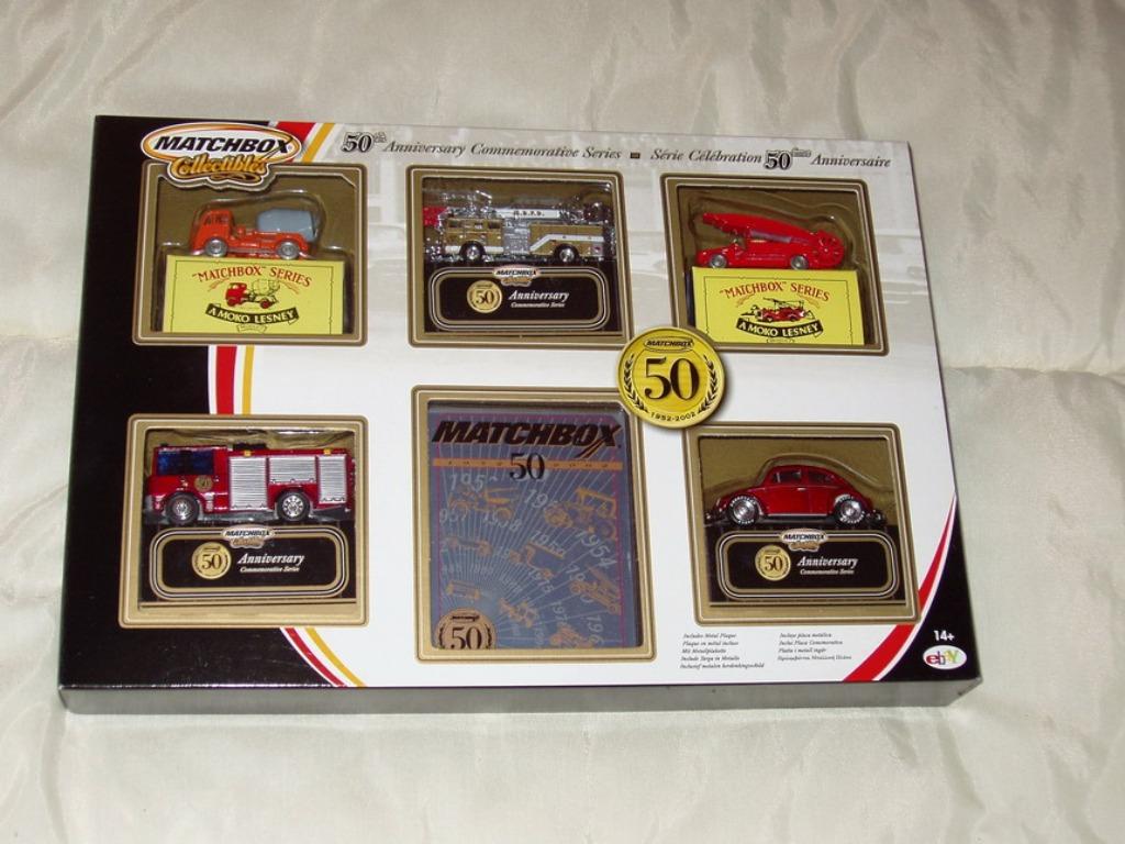 50th Ann. Commemorative Series Matchbox (2) '62 Volkswagen, Hobby en Vrije tijd, Modelauto's | 1:87, Nieuw, Overige typen, Matchbox