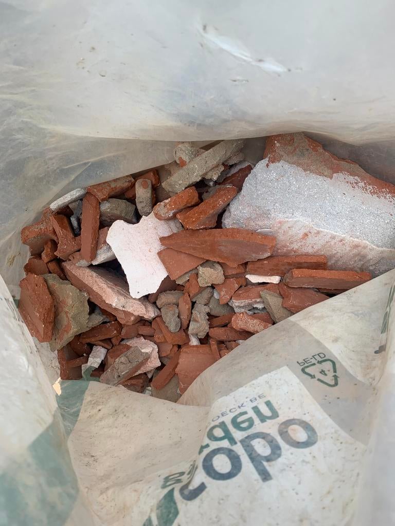 Steenpuin in zakken (GRATIS), Ophalen, Gebruikt, Overige typen