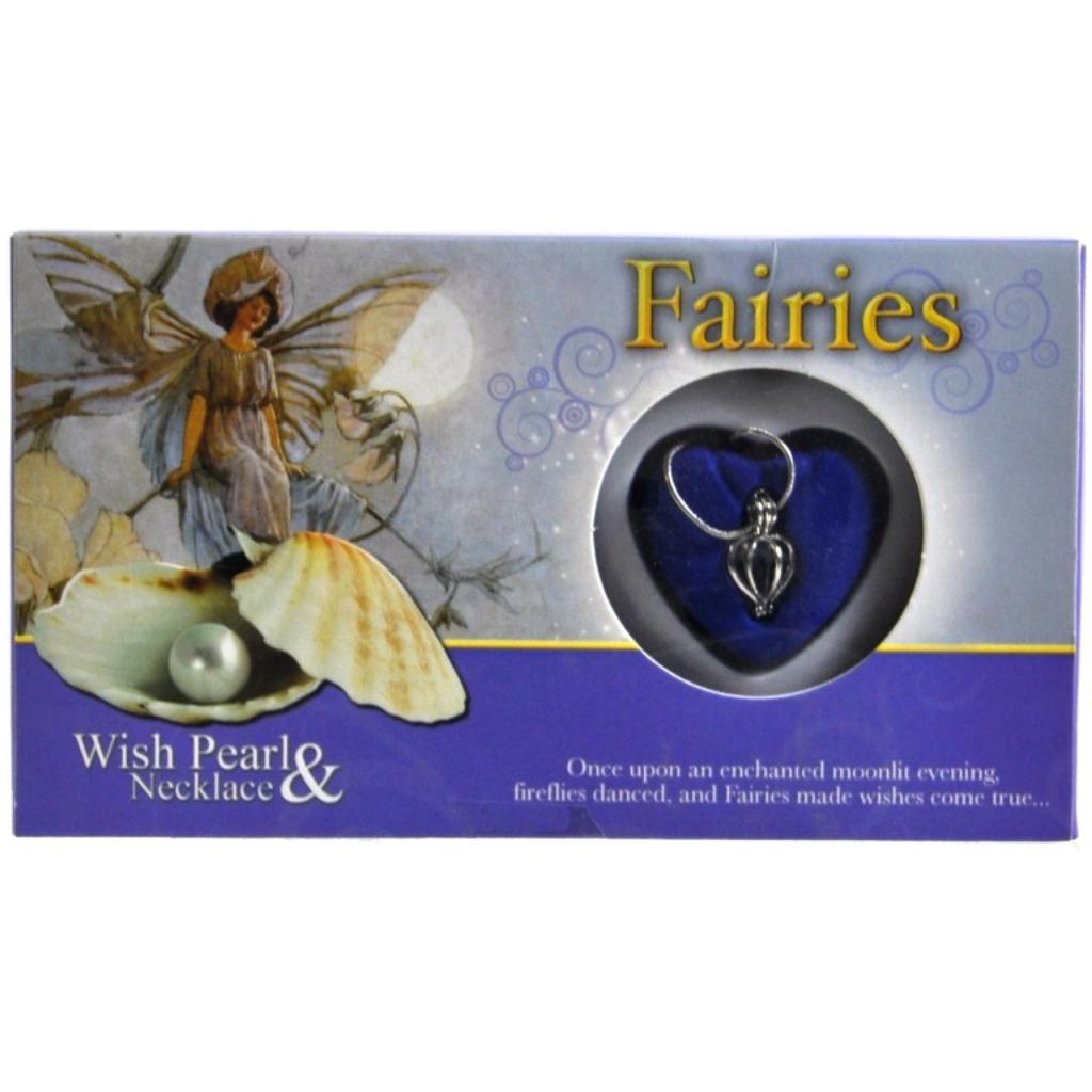 UNIEK GIFT LOVE PEARL FIARIES IN PRACHTIGE VERPAKKING., Neuf, Pierre ou Minéral, Enlèvement ou Envoi, Avec pendentif