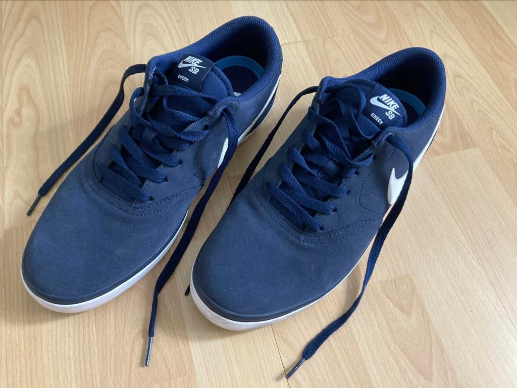 Nike sneakers blauw maat 44, Ophalen, Blauw, Nike, Zo goed als nieuw