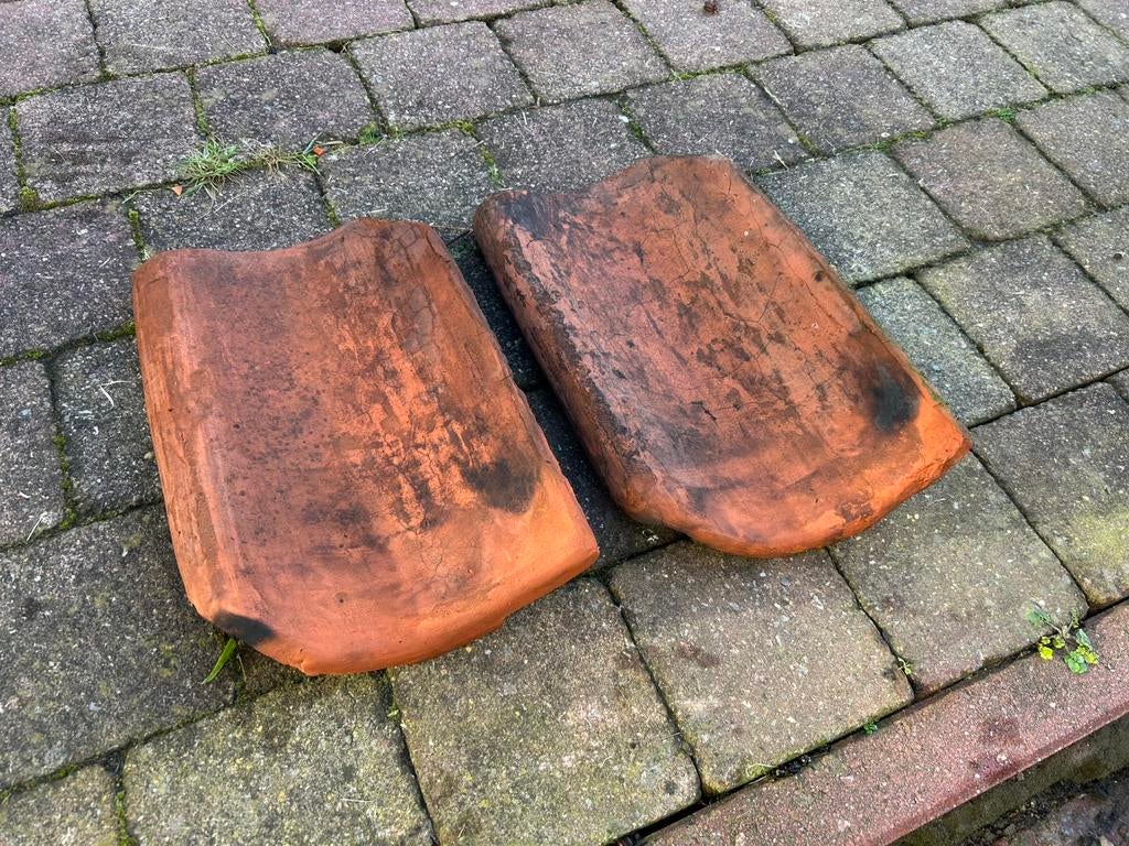 Boomse pannen - €0,75/st, Ophalen, Gebruikt, Steen of Klei, Minder dan 5 m²